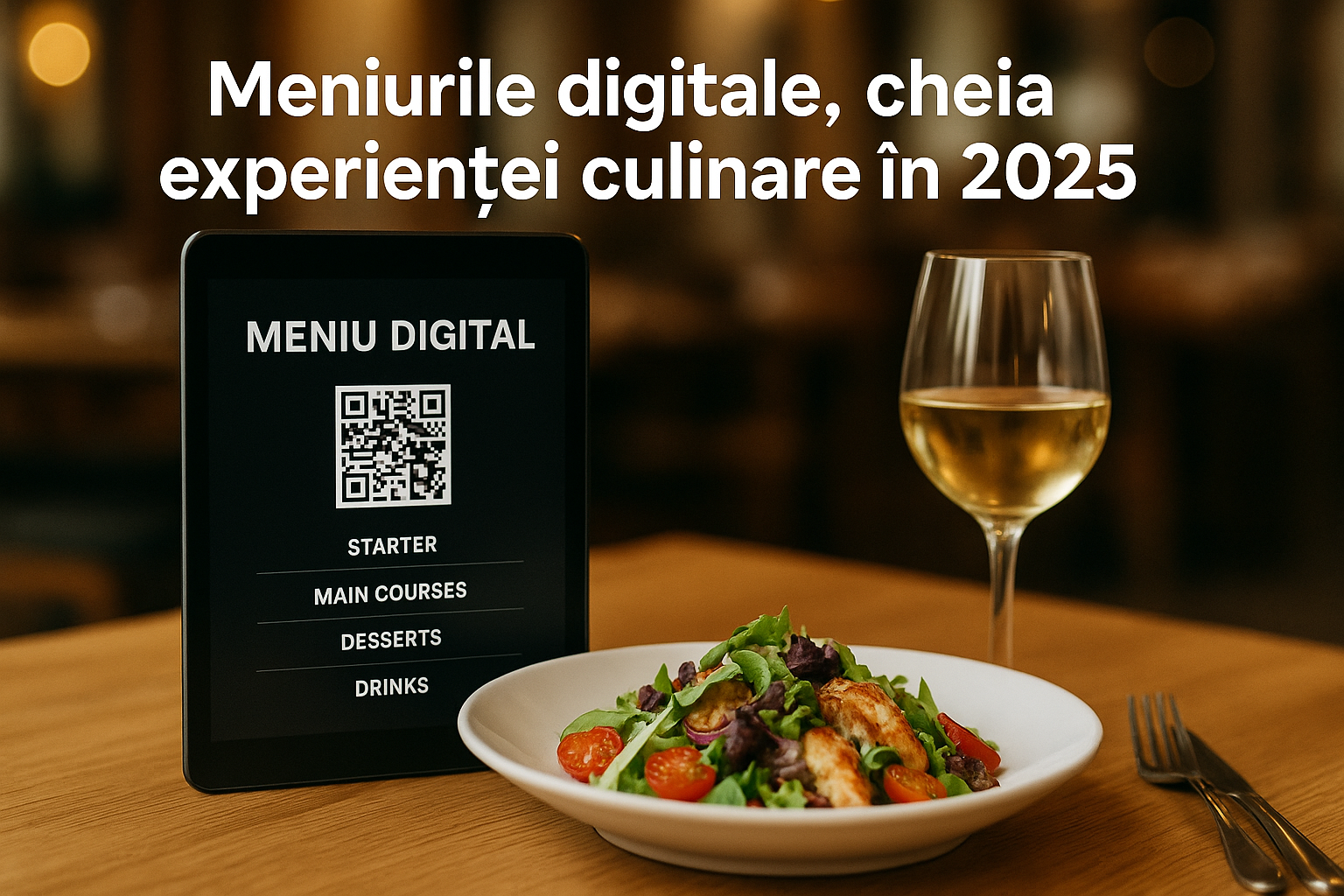 Meniurile digitale, cheia experienței culinare în 2025